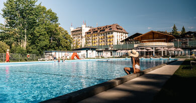 «PISCINE», Gstaad Palace